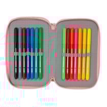 School Case with Accessories Moos Passion Multicolour 12,5 x 19,5 x 5,5 cm 37 Pieces