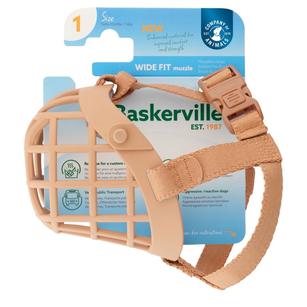 Muzzle Company of Animals Brown Size 1