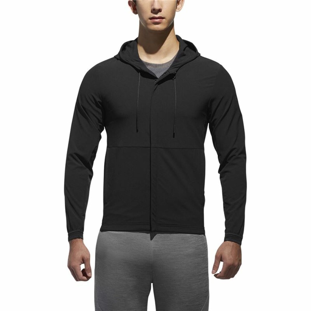 Veste de Sport pour Homme Adidas Woven Noir