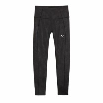 Sporthose Damen Puma Studio Hw 7/8 Aop Schwarz