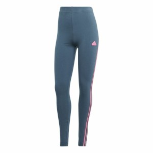 Sporthose Damen Adidas Fi 3S Blau