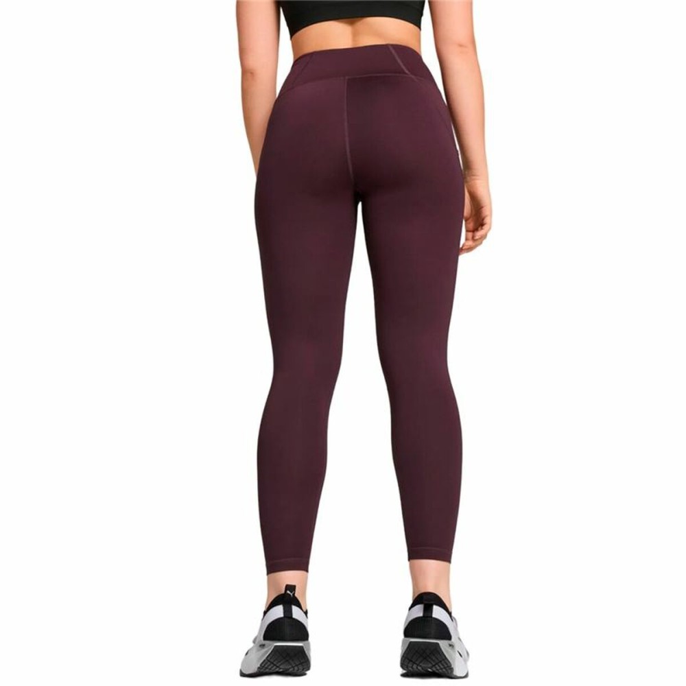 Sporthose Damen Puma Favorite Forever High Waist 7/8 Burgunderrot
