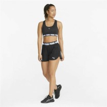 Damen-Sportshorts Puma Train Strong Woven Schwarz