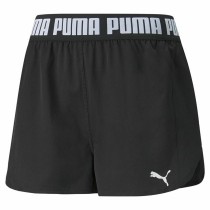 Sports Shorts for Women Puma Train Strong Woven Black