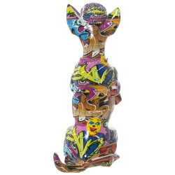 Deko-Figur Alexandra House Living Bunt Kunststoff Hund 16 x 13 x 30 cm