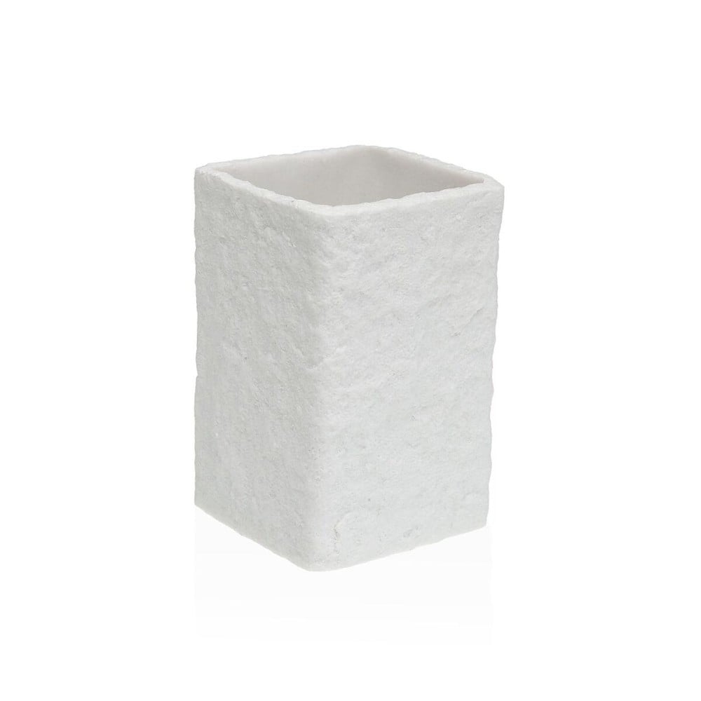Zahnbürstenhalter Versa Viti Weiß Harz 7,4 x 10,6 x 7,4 cm