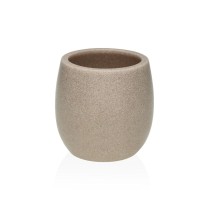 Zahnbürstenhalter Versa Luvo Beige Harz 95 x 90 x 95 cm