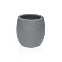 Zahnbürstenhalter Versa Luvo Grau Harz 7,5 x 11,1 x 7,5 cm