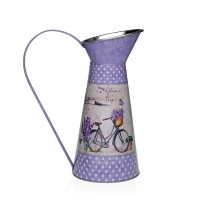 Vase Versa Lilac Metal Bicycle 16 x 28 x 22 cm
