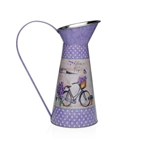 Vase Versa Lilac Metal Bicycle 16 x 28 x 22 cm