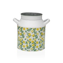 Vase Versa Yellow Lemon Metal 13 x 15,5 x 21 cm