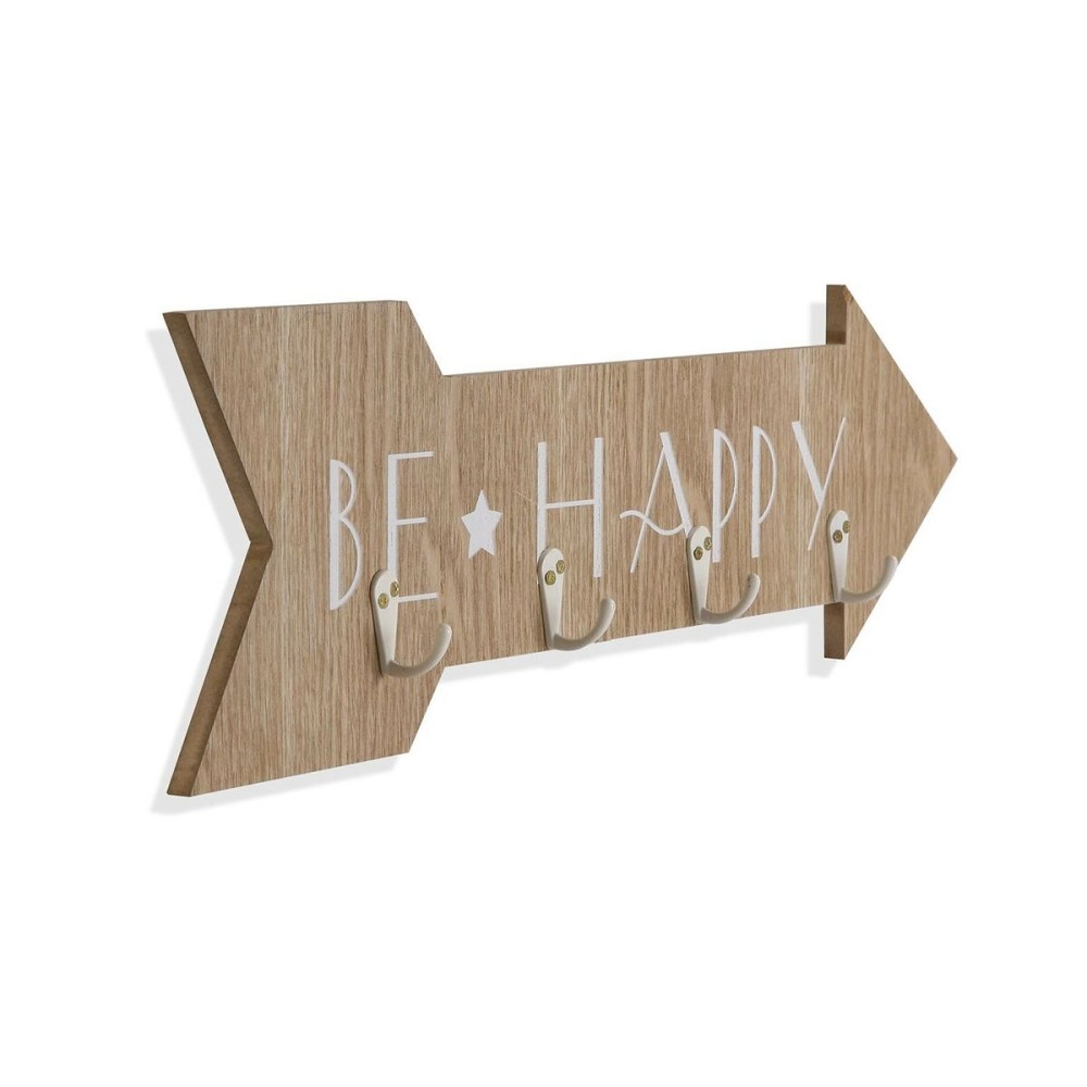Wandgarderobe Versa Be Happy Holz MDF 4 x 14,5 x 48 cm