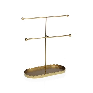 Door Hanger Versa Golden Metal 9 x 24,5 x 22 cm