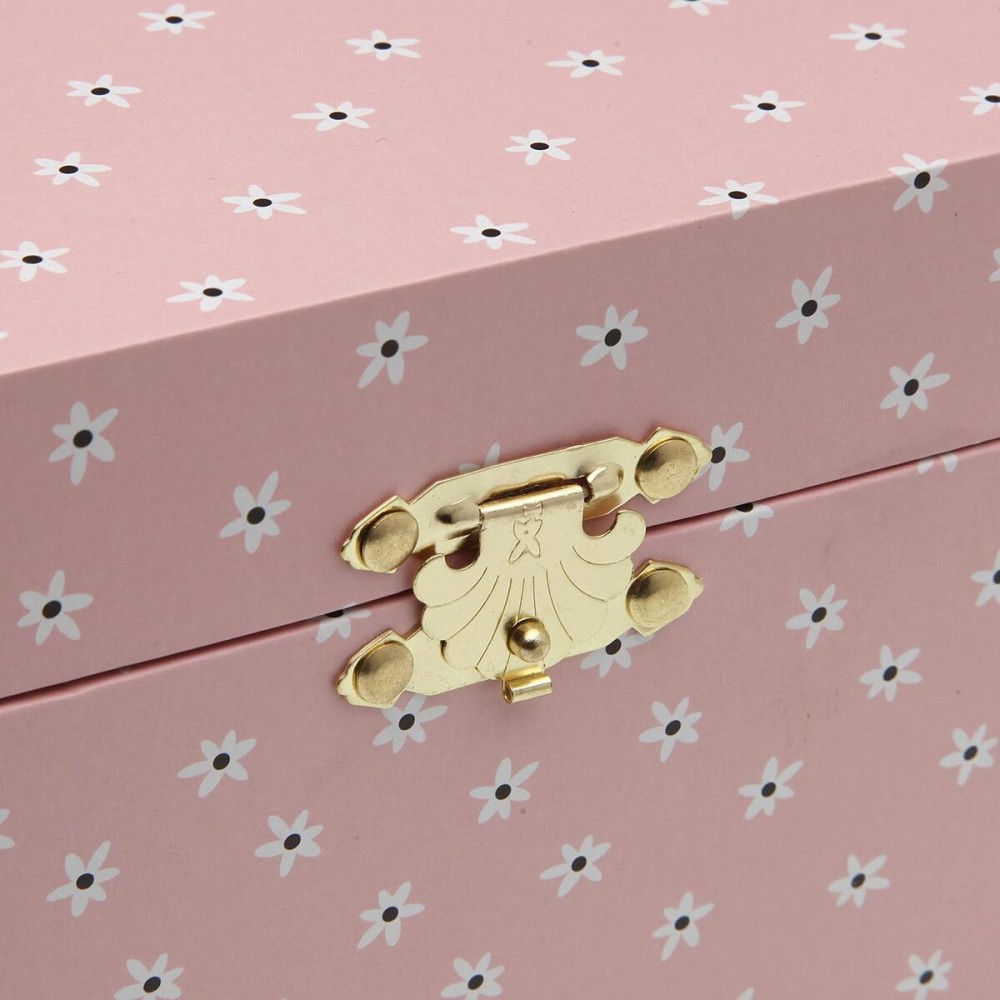 Jewelry box Versa Wood MDF Wood 12 x 10 x 18 cm