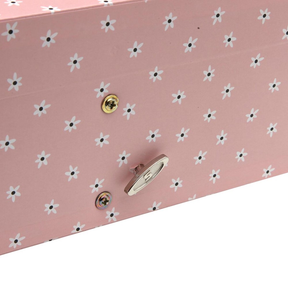 Jewelry box Versa Wood MDF Wood 12 x 10 x 18 cm