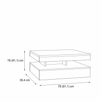 Centre Table Brown 78 x 78 x 36 cm