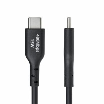 USB-Kabel Startech USB2AC2MNC Schwarz 2 m