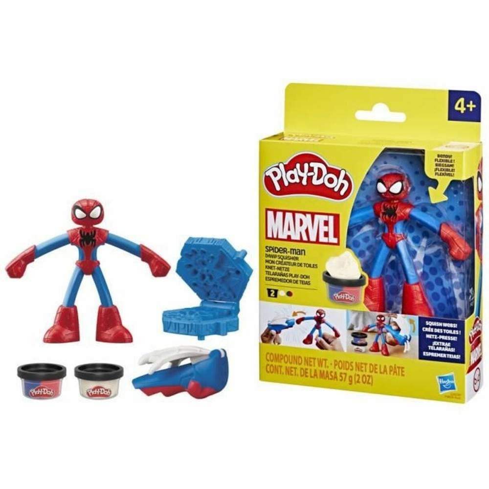 Pâte à modeler en argile Play-Doh My Web Creator Jaune