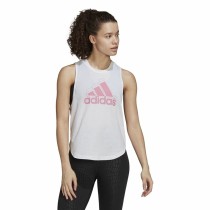 Women's Sleeveless T-shirt Adidas AEROREADY Racerback  White