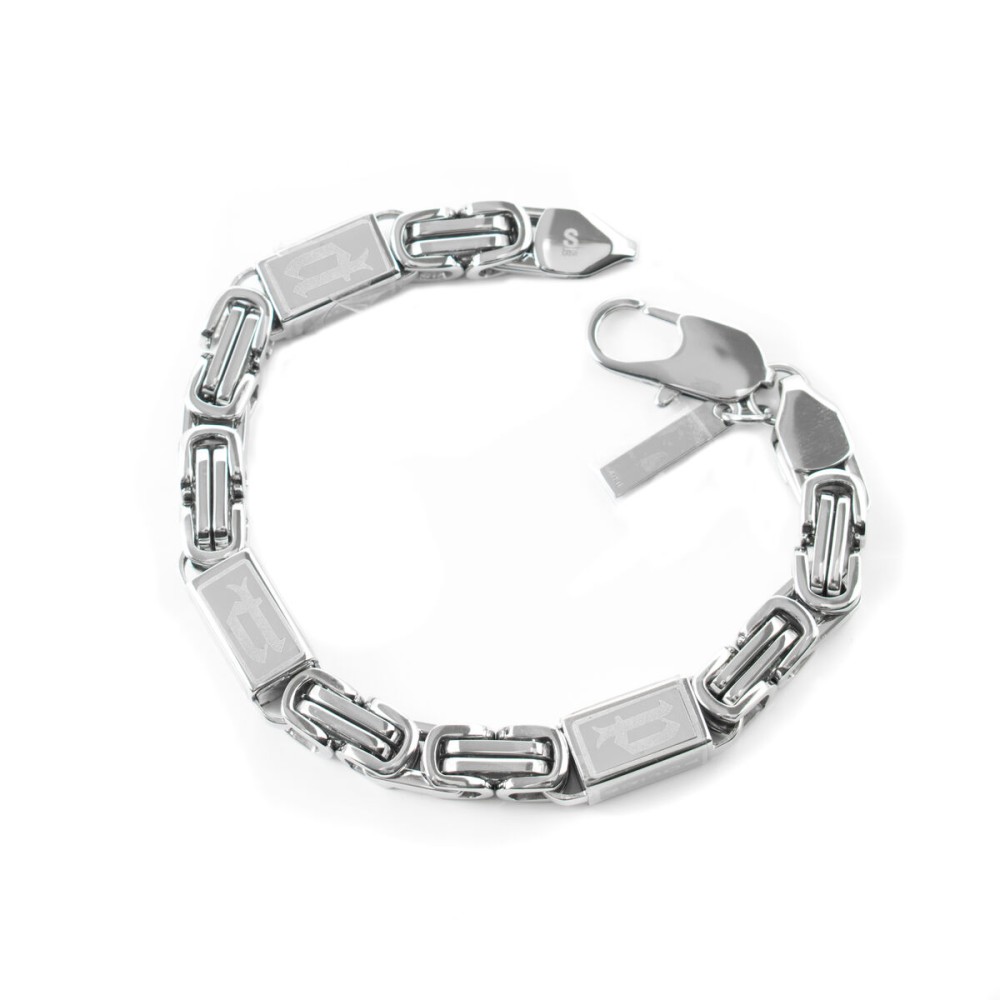 Bracelet Homme Police PJ.24654BSS01-S Acier inoxydable 18 cm