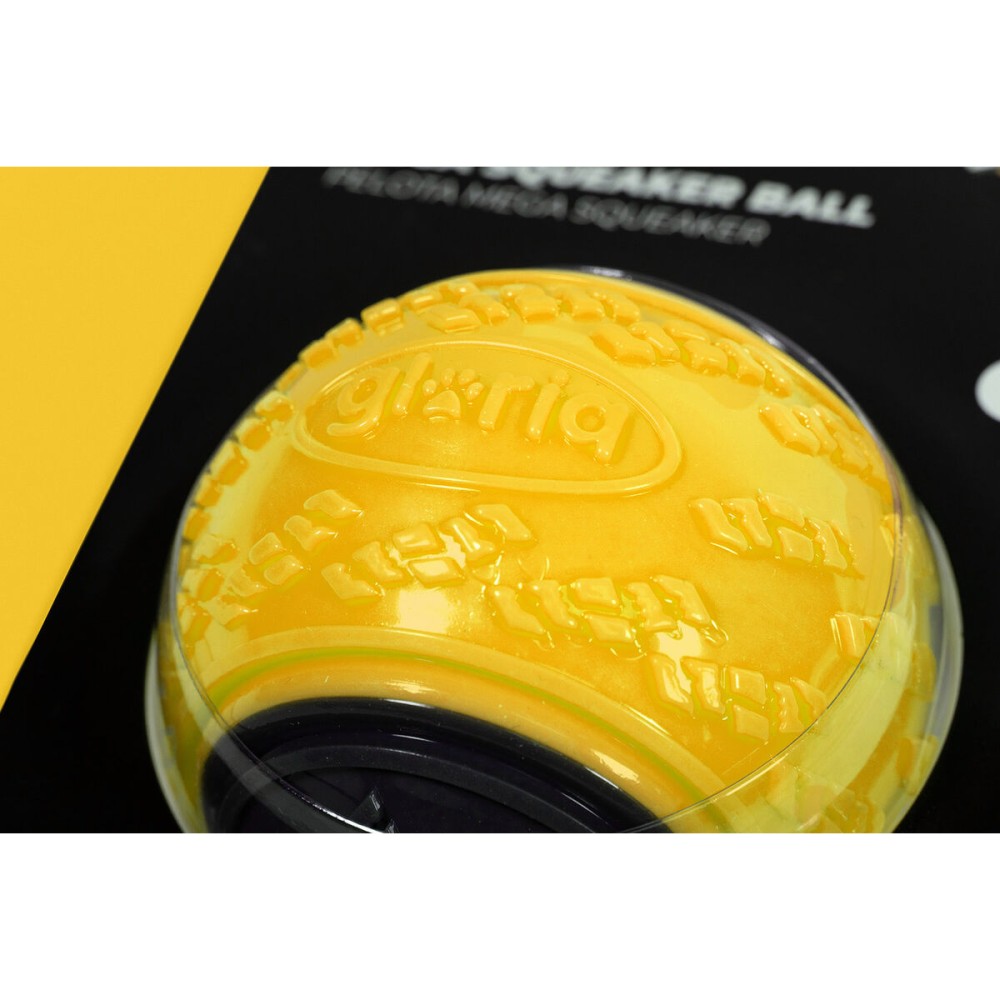 Ball für Haustiere Gloria PLAY AND RUN Gelb TPR L 8,89 cm