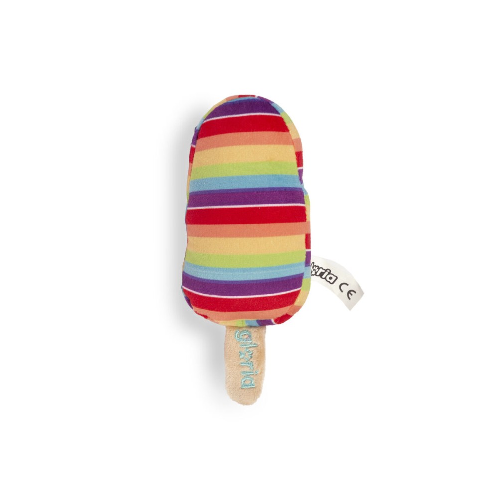 Kuscheltier für Hunde Gloria RAINWBOW Weiß Polyester Polypropylen