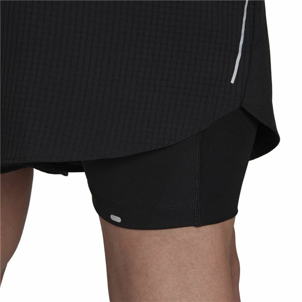 Herren-Sportshorts Adidas Two-in-One Schwarz