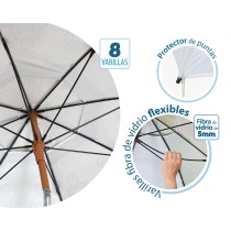 Parasol de plage Ø 180 cm SPF50+ Oriental