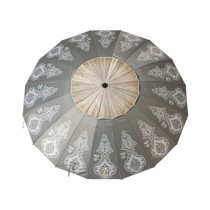 Sonnenschirm Grau Ø 220 cm SPF50+ Boho