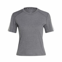 T-shirt à manches courtes femme Adidas 3 stripes Essentials Gris clair