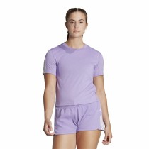 Damen Kurzarm-T-Shirt Adidas Essentials Lila