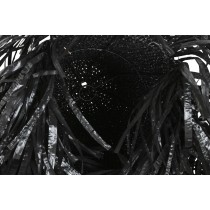 Écran de lampe Home ESPRIT Noir Raphia 60 x 60 x 80 cm