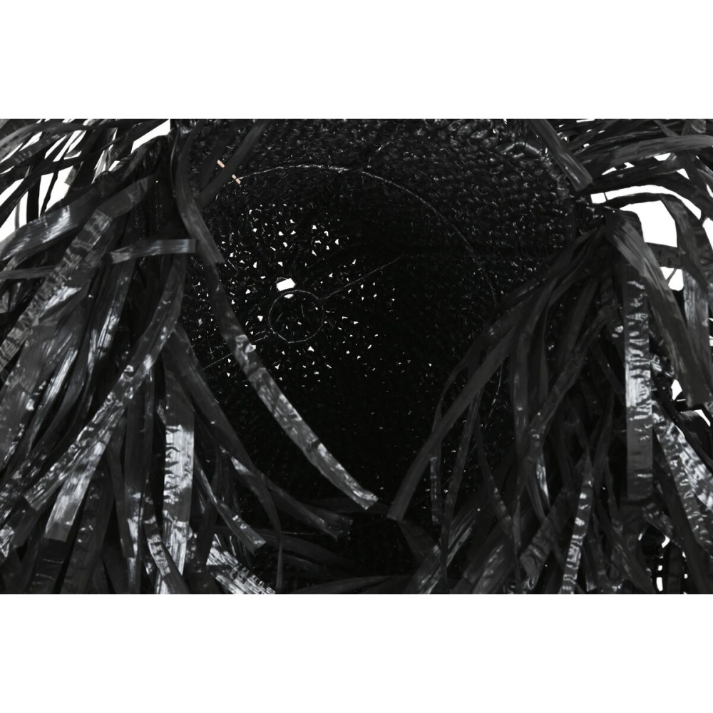 Écran de lampe Home ESPRIT Noir Raphia 60 x 60 x 80 cm