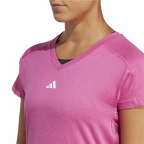 Damen Kurzarm-T-Shirt Adidas Essentials Rosa Lila