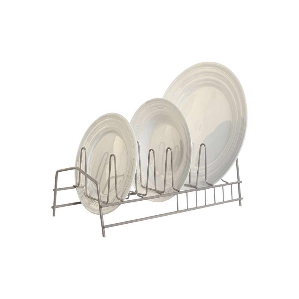Draining Rack for Kitchen Sink Home ESPRIT Beige Grey 35 x 18 x 10 cm (2 Units)