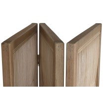 Folding screen Home ESPRIT Brown Fir 138 X 3,5 X 186 cm