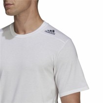 Men’s Short Sleeve T-Shirt Adidas D4T White