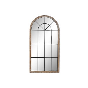 Miroir mural Home ESPRIT Blanc Marron Noir Fenêtre 86 x 3,5 x 168 cm