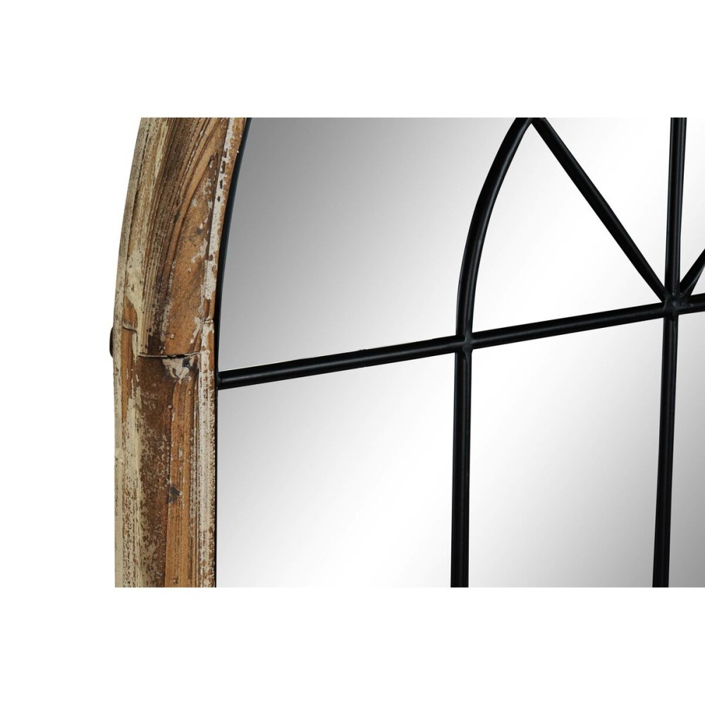 Miroir mural Home ESPRIT Blanc Marron Noir Fenêtre 86 x 3,5 x 168 cm