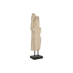 Deko-Figur Home ESPRIT Weiß Schwarz Buddha 40 x 27 x 148 cm