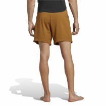 Short de Sport pour Homme Adidas Yoga Basert Doré