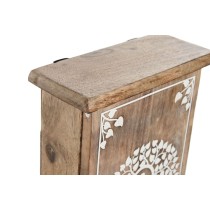 Armoire à clés Home ESPRIT Blanc Naturel 18 x 7,5 x 28 cm