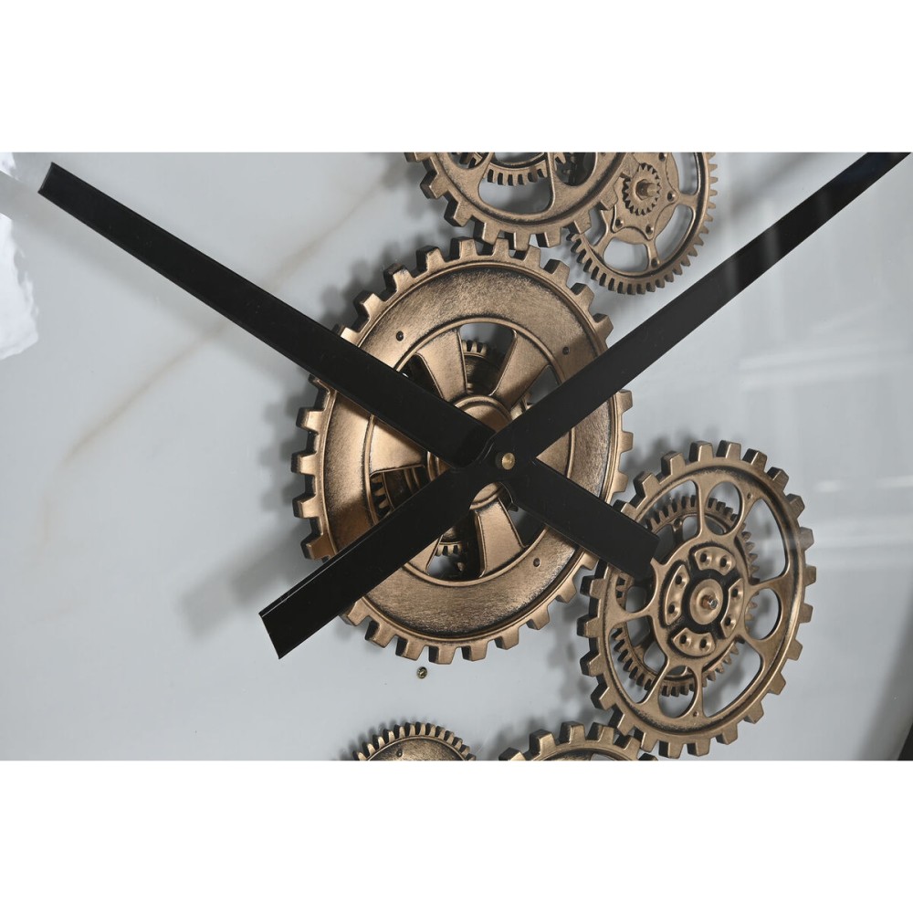 Wanduhr Home ESPRIT Weiß Schwarz Gold Metall 142 X 9 X 142 cm