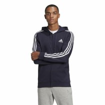 Sweat à capuche homme Adidas 3 Stripes Bleu foncé