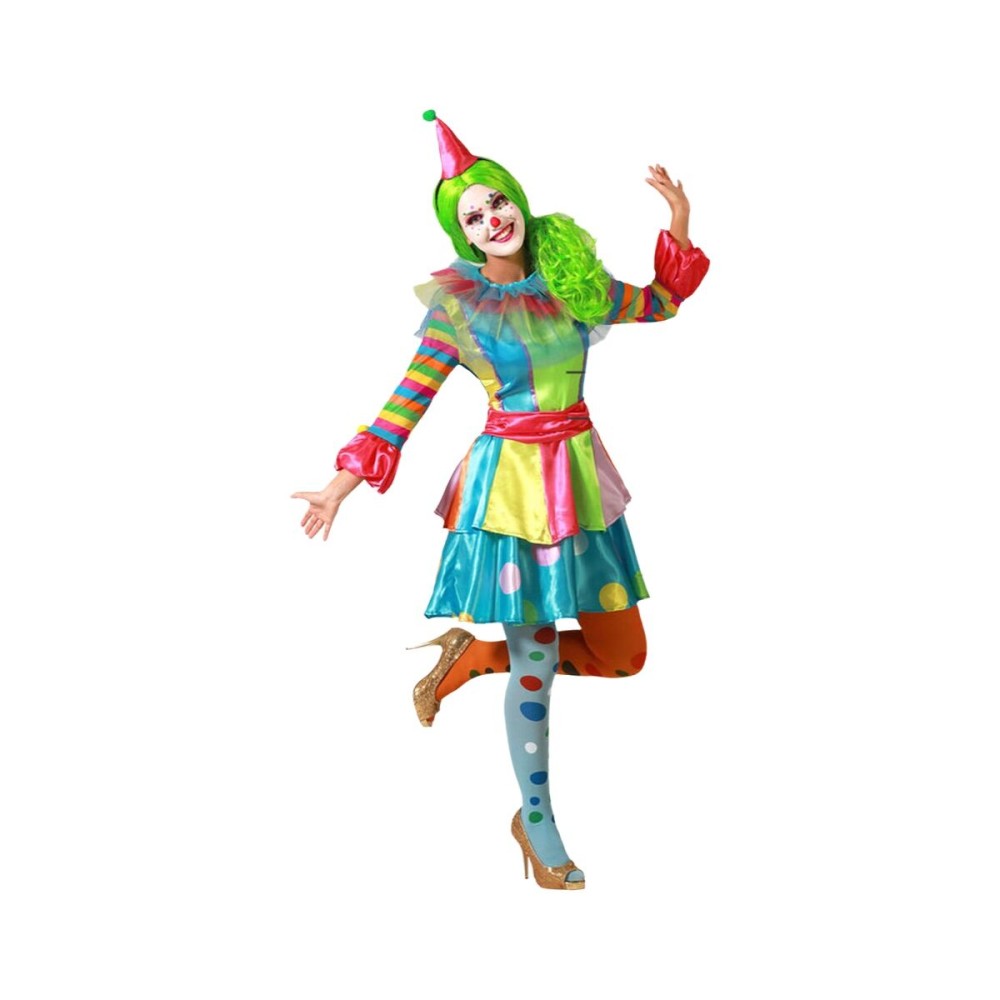 Verkleidung für Erwachsene Clownin XS/S