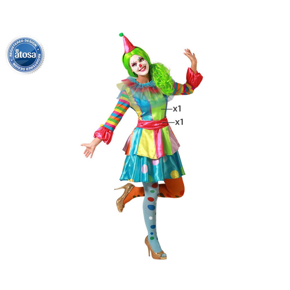 Déguisement pour Adultes Femme Clown XS/S