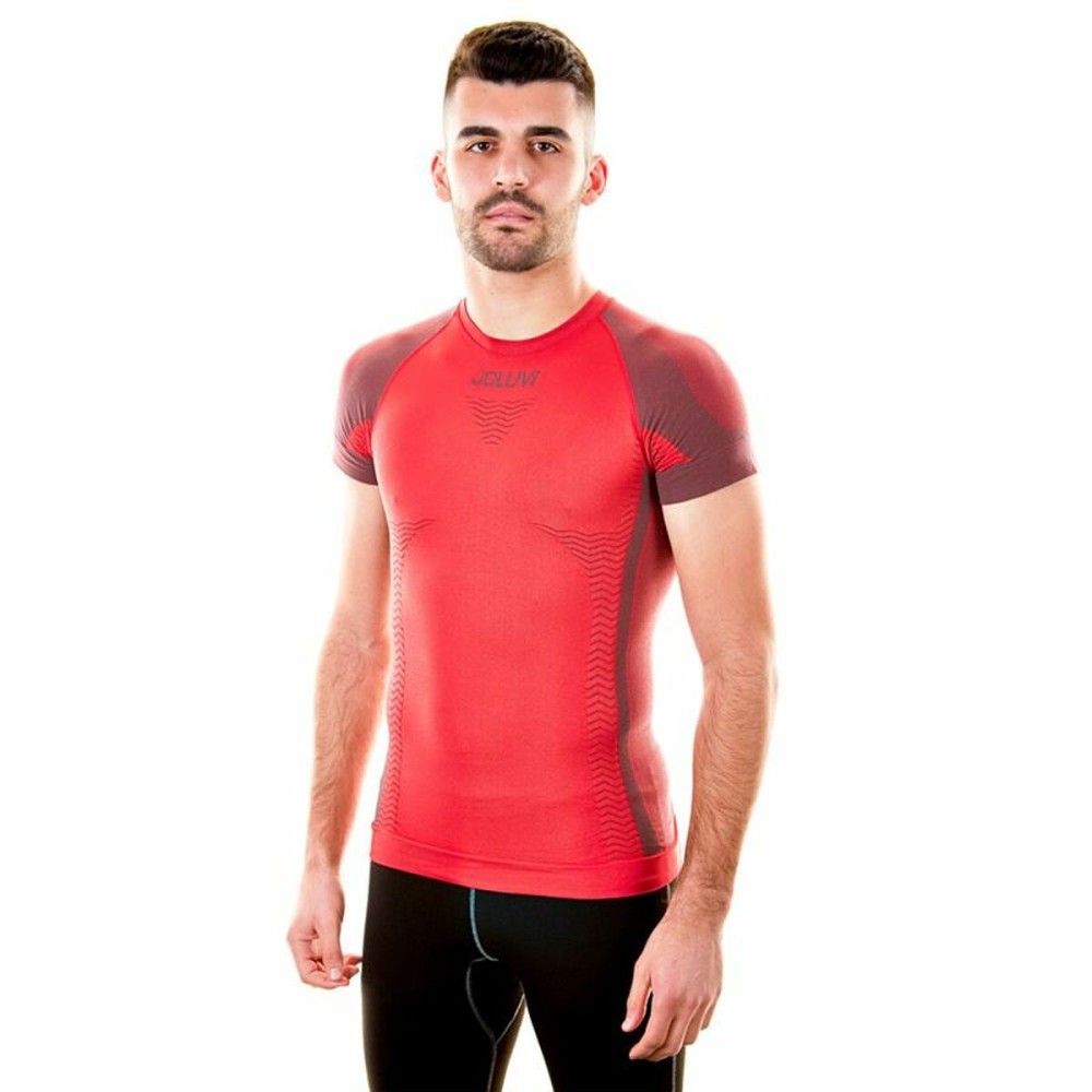 Herren Kurzarm-T-Shirt Joluvi Pro Rot