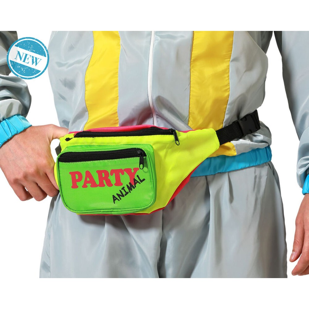 Zubehör für Verkleidung party Neon Gürteltasche