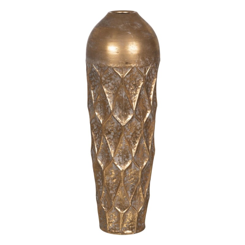 Vase Gold Eisen 25 x 25 x 75 cm