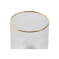 Gläserset Home ESPRIT Durchsichtig Gold Kristall 320 ml (6 Stück)